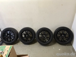 4x IT Wheels 16 Zoll Alufelgen + Sommerreifen 195 55R16 + RDKS