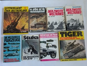 8 Bücher Sachbücher Dokumentarbücher zum 2. zweiten Weltkrieg 