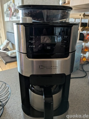 Barista Filterkaffeemaschine mit verstellbarem Mahlwerk & Thermokanne Gebraucht