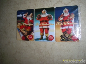 Postkarten NEU COCA-COLA-Weihnachts-Metallpostkarten Bild 3