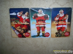 Postkarten NEU COCA-COLA-Weihnachts-Metallpostkarten Bild 5