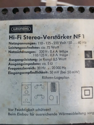 Grundig Röhren-Endstufe NF1
