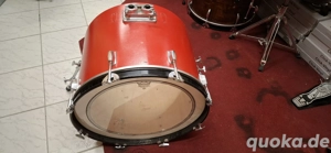 Concert Bassdrum in Red Sparkle Finish