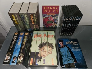 Harry Potter Sammlung Zauberbox Bücher Disc DVD s VHS TOP Zustand!