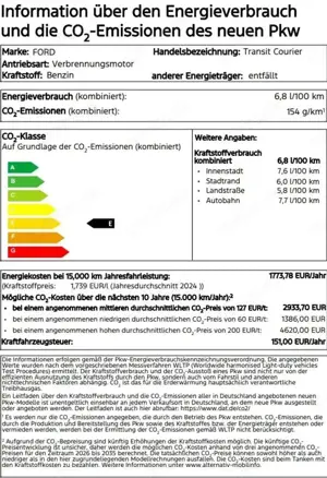 Ford Transit Courier Transit Courier 1,0 l Trend, GJR, Winter2,  Ass.P2 Bild 2