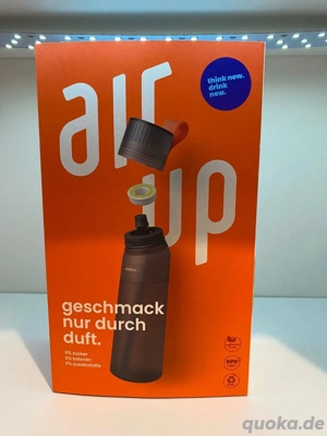 Air Up Trinkflasche 650ml Starter-Set Anthrazit Orange mit OVP
