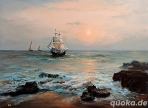 "Meer ". Ölgemälde,  Gemälde,  Bild,  Malerei 