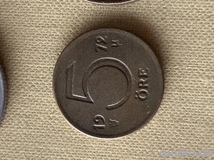 Münze Münzen Umlaufmünze Schweden 5 Öre 1972