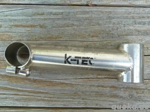 Retro: K-TEC (K2) Vorbau Stahl in Titan-Finish 1 1 8" 130mm 90er Jahre.