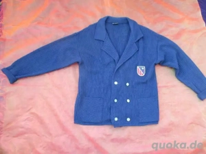 ORIGINAL Club Old School VINTAGE Navy Marine Sailor Maritim Wolle Strick Strickjacke Cardigan ühle