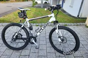 CUBE MTB Fahrrad 26" RH 50cm  White Schwarz gebraucht Mountain-Bike