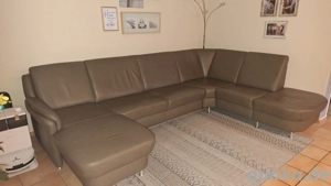 Leder Sofa  Coutch U-Form