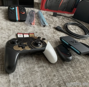 Nintendo Switch 2 OLED Bundle | Wie NEU | Pro Controller + 3 Spiele