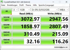 SSD 1TB m.2 2280 NVMe PCIe Gen 3 x4 PNY XLR8 CS3030