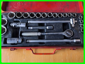 LUX Ratschenkasten Steckschlüsselkasten 10-32 CV-Stahl