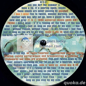 Popshell - I Don't Mind 1998 12" Vinyl Breakbeat Hard House