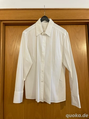 Weiße Bluse weißes Hemd von Van Laack, Damen, Größe 42 44