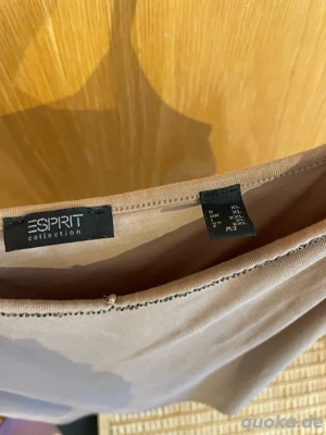 Braunes Trägertop von Esprit Collection, Perlen, Größe XL, Basic Bild 5