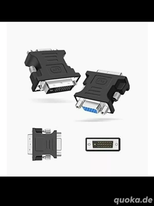 VGA-zu-DVI-Adapter (Stecker Buchse)   Pinbelegung prüfen: Wie viele Pins hat der Adapter?