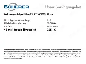 Volkswagen Taigo R-Line Ganzjahresreifen,Klimatronik, Licht Bild 2