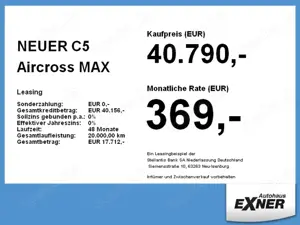 Citroen C5 Aircross NEUER  MAX Allwetterreifen, ACC Bild 4