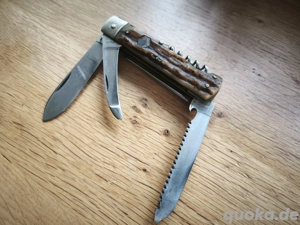 PUMA 959 Jagdmesser fünfteilig Puma Solingen Taschenmesser Jagdtaschenmesser nach Frevert 5-teilig  Bild 5