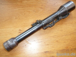 Zielfernrohr Zielsechs Carl Zeiss   Jena  Absehen 1 Stahlausführung mit Seitenmontage Aufschubmontag