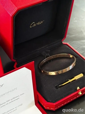 Armband LOVE von Cartier   Roségold   Größe 19