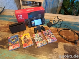 nintendo switch 1 spiele sehr guter Konsole mit OVP 