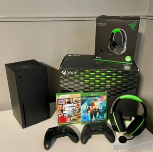 Xbox serie X neue spiele Konsole Microsoft player mit controller + kopfhorer + Disk 