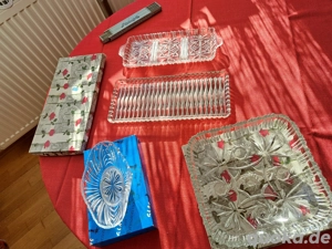 4 Bleikristall-Untersetzer