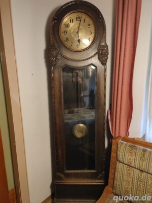 Lauffer antike Jugendstilstanduhr, voll funktionsfähig