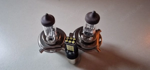 Fahrzeug- Lampenset H4 und BA15D LED, Neu und unbenützt