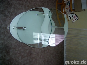 Glastisch oval Preisänderung von 35  auf 25  Bild 3