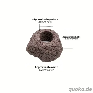 Pflanzenhalter aus Lavagestein zum Bepflanzen Bild 4
