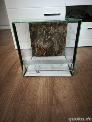 Terrarium mit Falltür und Korkrückwand 30 x 30 x 30 cm 