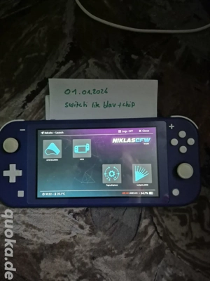 Nintendo Switch Lite blau + Chip (lesen)