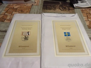 Briefmarken, Ersttagesblätter zu verschenken