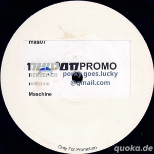 Rekleiner - Real Time 2006 Promo 12" Vinyl Minimal House