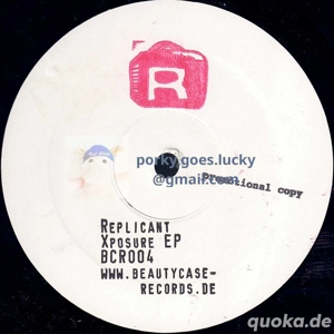 Replicant - X-Posure E.P. 2004 Promo White Label 12" EP Vinyl Italo-Disco Electro Synth-pop