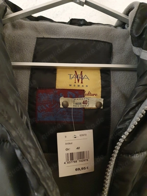 Stylische Damenjacke neu ungetragen Größe L grau schwarz Bild 4