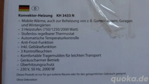 Elektroheizung Plattenheizer Heizung Konvektor Clatronic neu Bild 6
