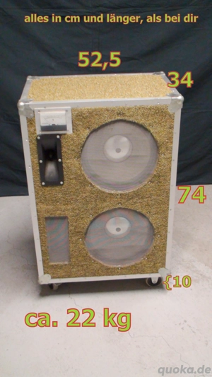 Gitarrenbox 2 X 12 Unikat die einzige Greenpower Box Legendär ! !