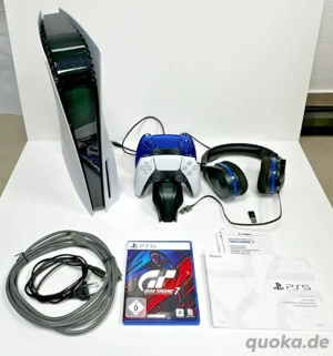 Sony Playstation 5 Disk player mit 2 controller und kopfhorer + videospiele .. mit rechnung und OVP 