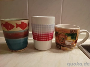 3 Tassen zu verschenken