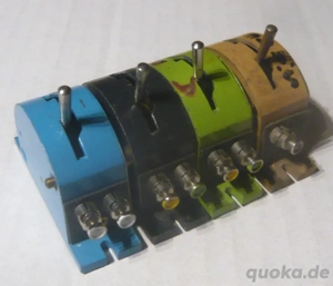 Trix Express 4 Stellwerkschalter Stellpult Metall