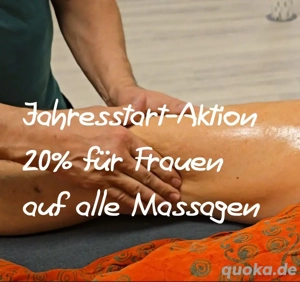 Entspannter Jahresstart: 20% Rabatt für Frauen auf alle Massagen