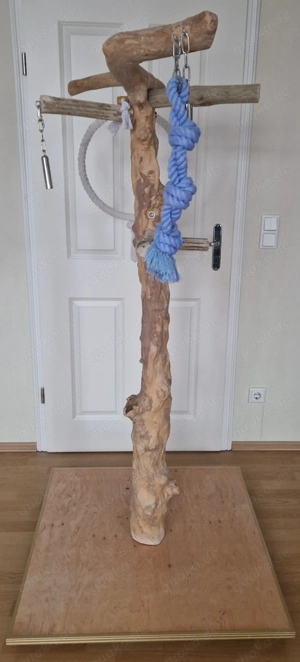 mobiler Freisitz für Papageien   Vögel  (ein Unikat)