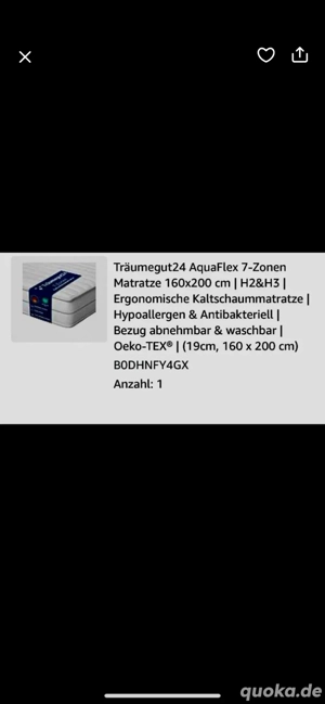 Schlafzimmer Matraze