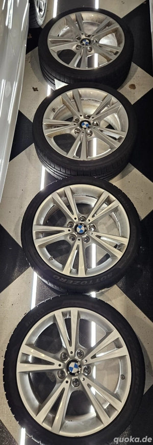 4x Original BMW 1er, 2er Alufelgen mit Pirelli Winterreifen 225 40 R18 V92 